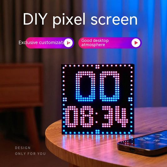 DIY Pixel atmósfera buen artículo diseño luz nocturna decoración de deportes electrónicos lámpara de mesa escritorio creatividad atmósfera