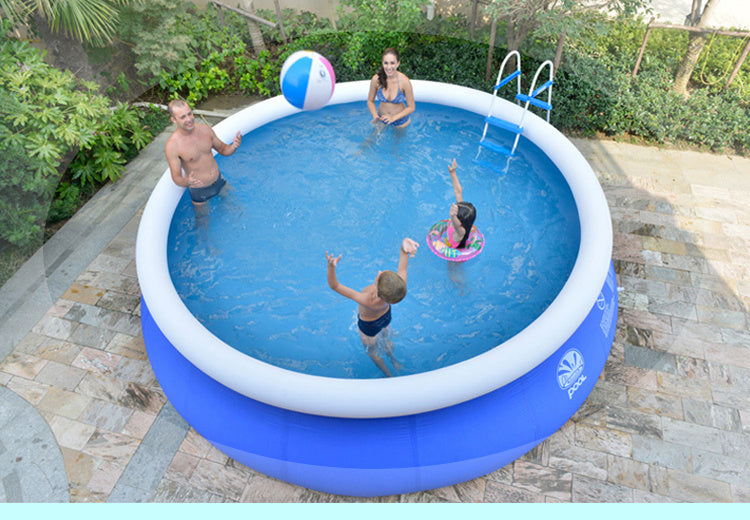 Piscina inflable casera 