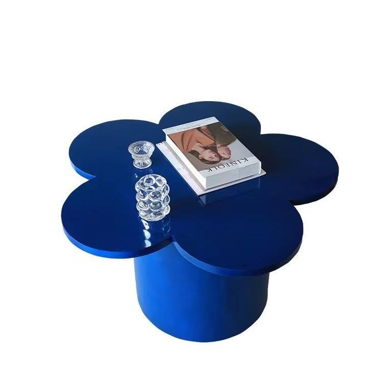 Home Minimalist Klein Blue Flower Table