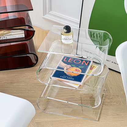 Étagère moderne décorative en acrylique Transparent pour maison nordique