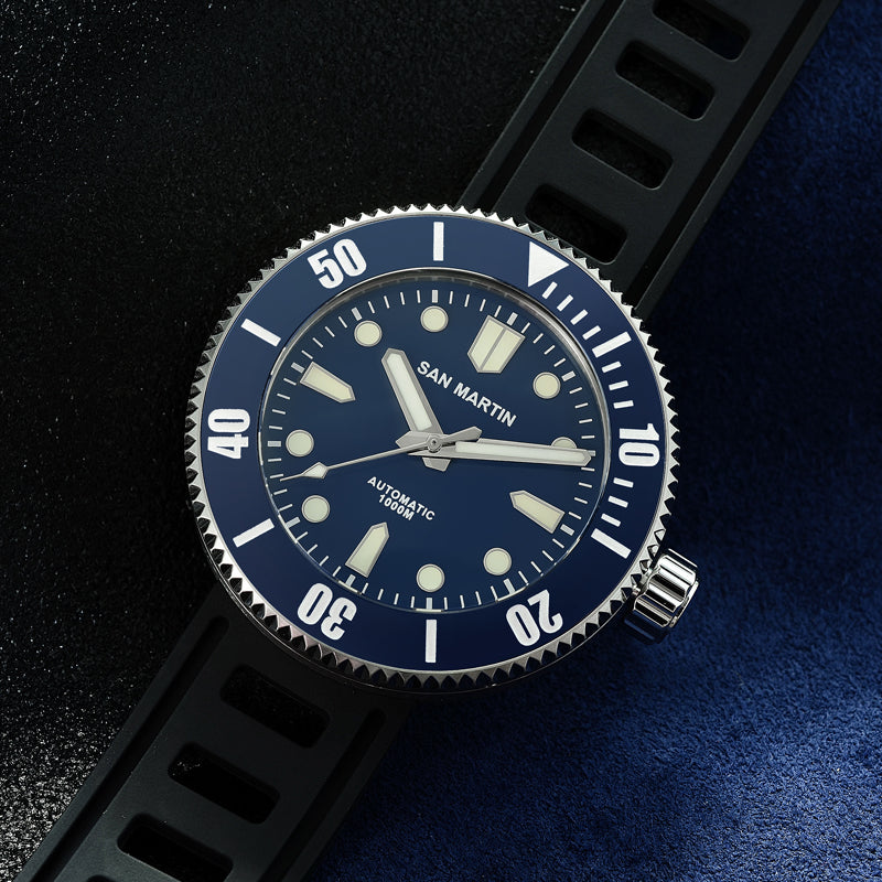 reloj mecanico de buceo