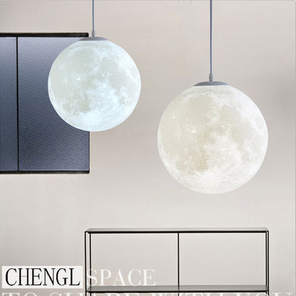 Bedroom moon chandelier