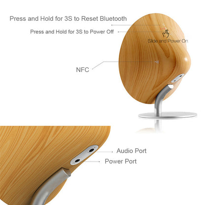 Caisson de basses en bois Bluetooth 4.2 Haut-parleur sans fil M23