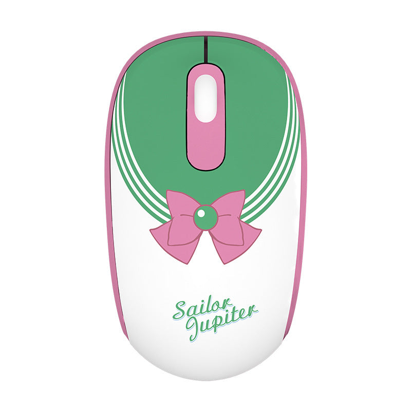 Sailor Moon souris sans fil rose mignon bureau affaires avec