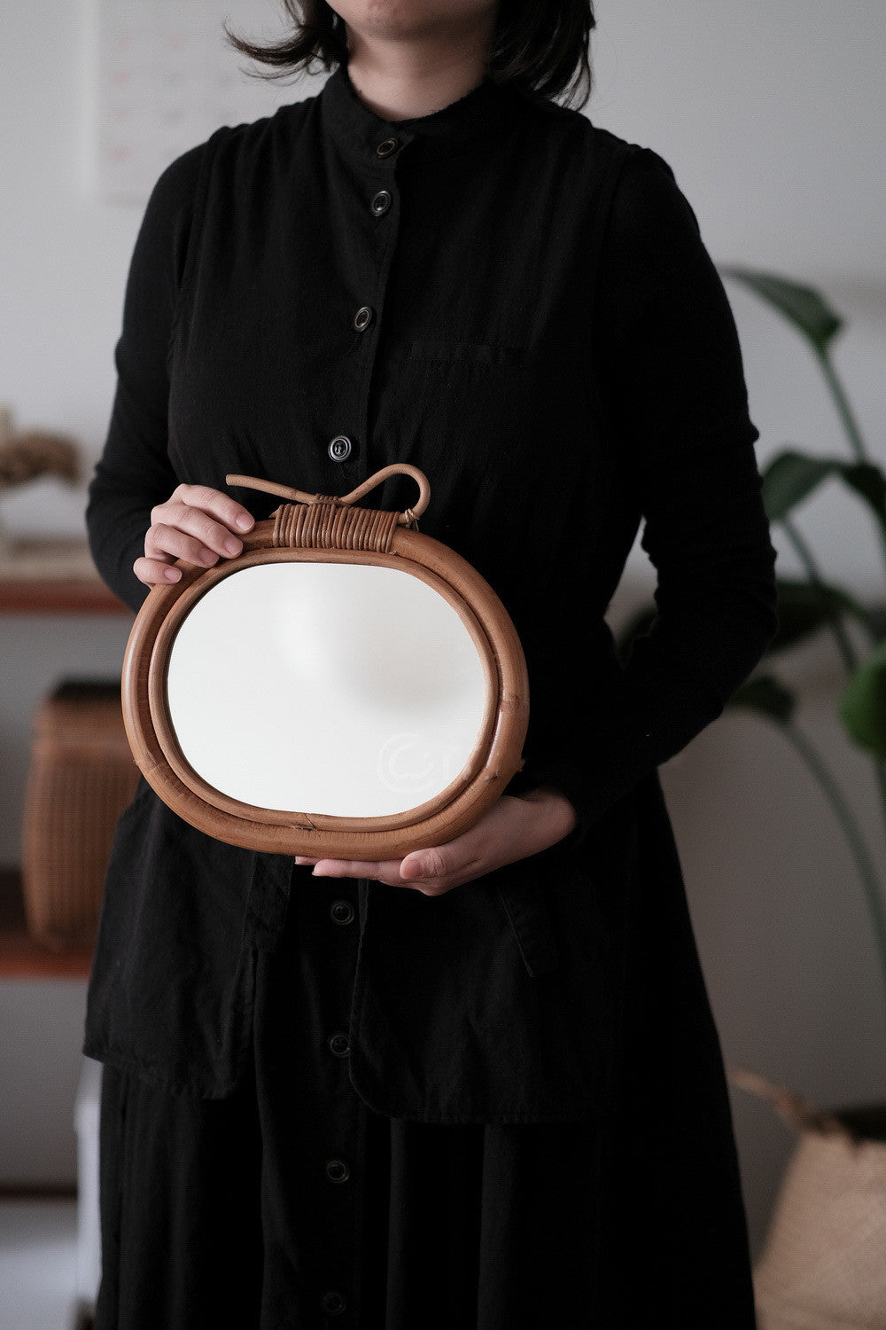 Espejo de maquillaje para mujer, espejo decorativo de pared