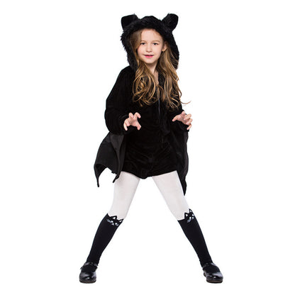 Déguisement d'Halloween pour enfants - Costume de chauve-souris noire - Cosplay