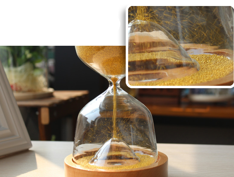 Timed colorful hourglass with sleeping remote night light