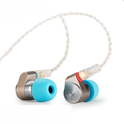 In-ear electronic dual-action metal headset