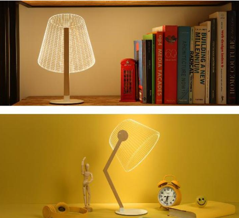 Luz visual 3D creativa