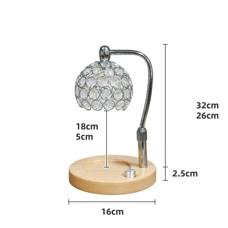 Lámpara de mesa para derretir cera para dormir, ayuda para iluminación de cabecera