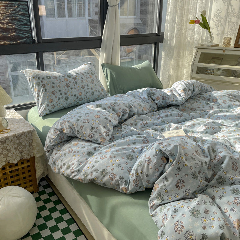 Small Floral Series Bed Sheet Quilt Cover Bedding