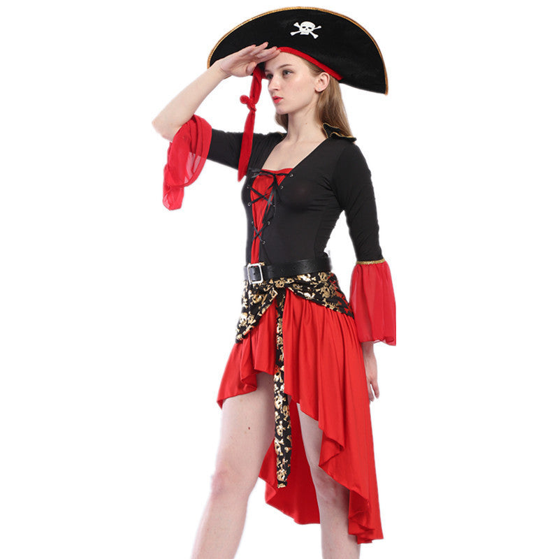 Costume d'Halloween nouveau costume de pirate femme