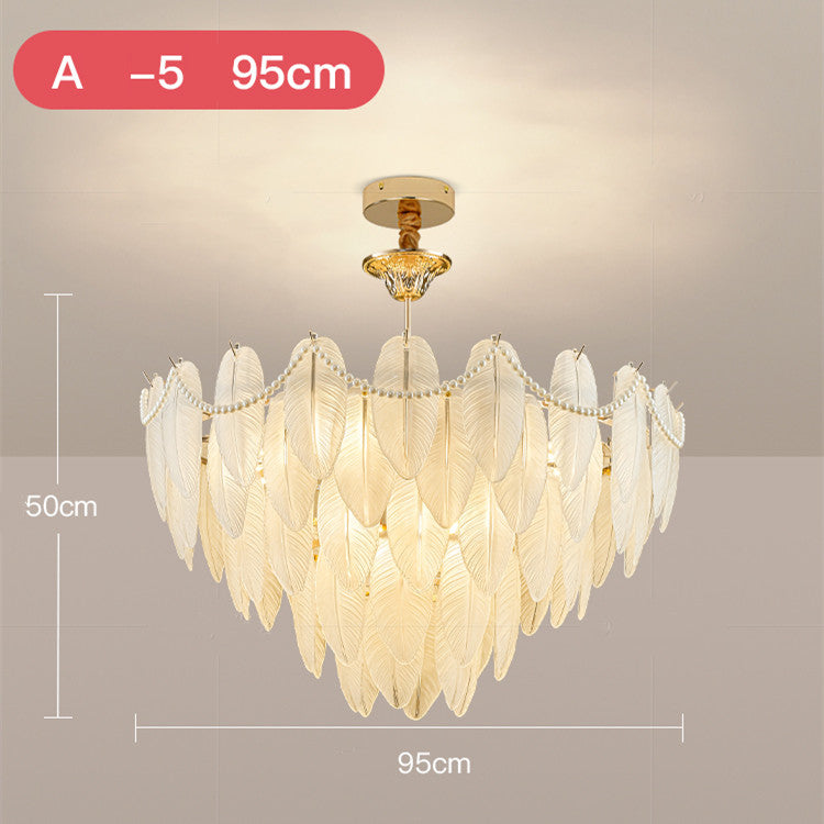 French Cream Wind Pendant Light Luxury