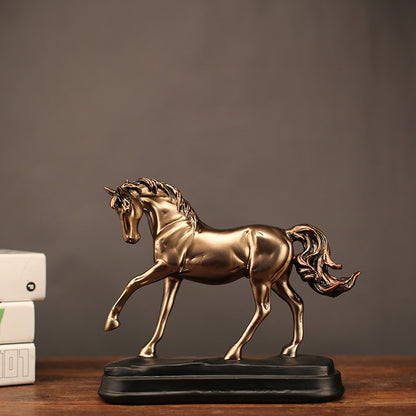 Home Resin Ornament Handicraft Pony