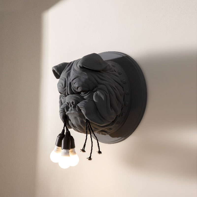 Nordic animal head wall lamp living room dining room study