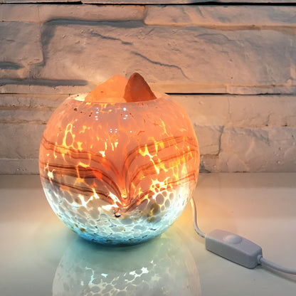 Bedroom glass night light