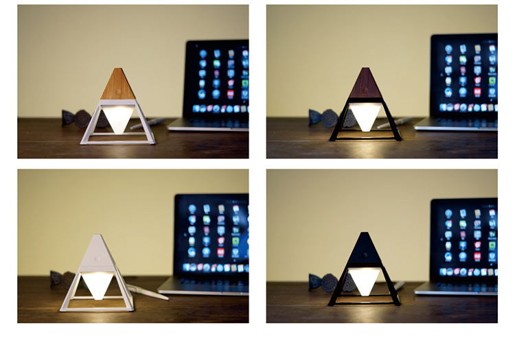 Lampes pratiques à interrupteur tactile pyramide, offre spéciale