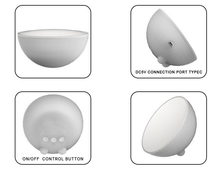 Lámpara de mesa inteligente con Bluetooth, Graffiti, comedor, sala de estar, dormitorio, hogar