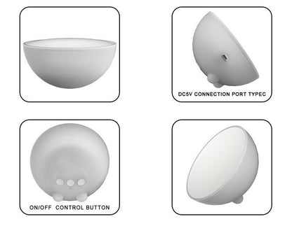 Lámpara de mesa inteligente con Bluetooth, Graffiti, comedor, sala de estar, dormitorio, hogar