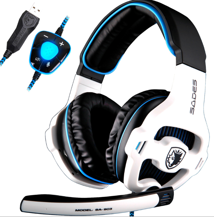 SA-903 casque de jeu casque USB ordinateur professionnel e-sports casque avec Microphone