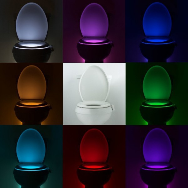 Lumière de capteur LED, nouvelle veilleuse de toilette