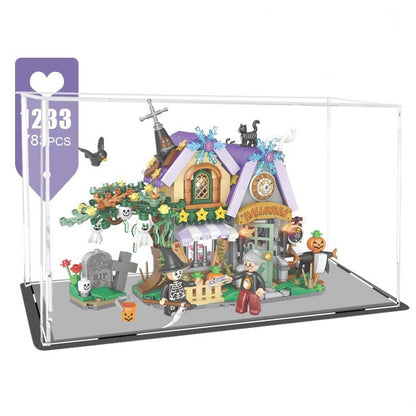 Mini blocs de construction de particules, jouets d'Halloween