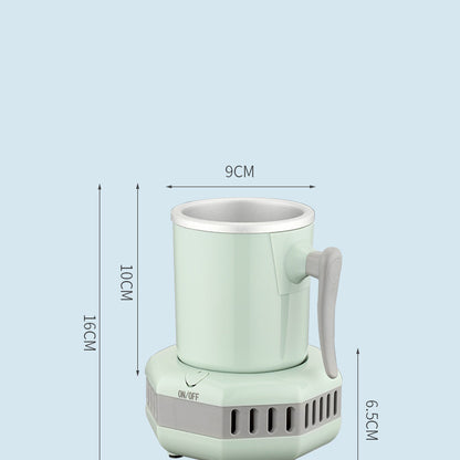 Mini taza de enfriamiento de hielo de doble uso para el hogar, taza de enfriamiento rápido para dormitorio de oficina, utensilios de cocina