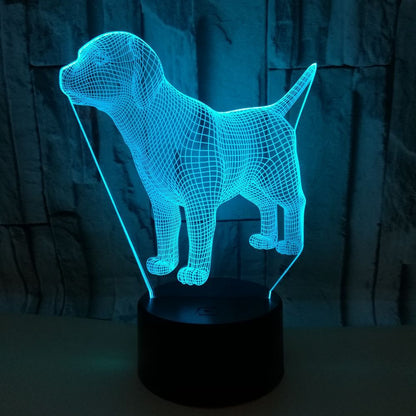 Lampe d'ambiance éclairage de sommeil chien USB