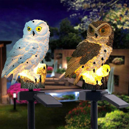 Vente chaude hibou lumière solaire avec LED solaire extérieur lumière solaire lampe solaire lumière de jardin solaire