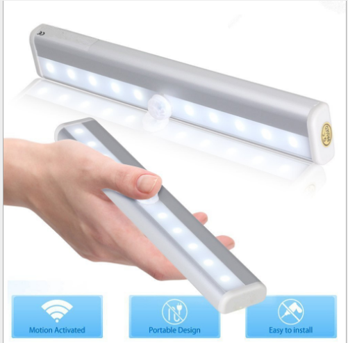 Luz LED con sensor de infrarrojos para el cuerpo, luz LED para armario