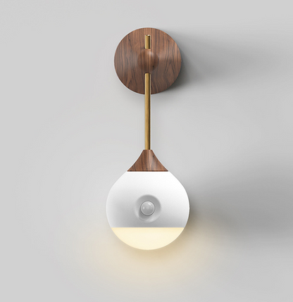 Lampe de chevet intelligente à Induction, luminaire décoratif d'intérieur, idéal pour un couloir, une salle de bain ou une chambre à coucher, corps humain 