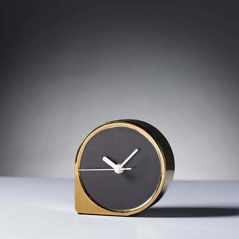 Small Desk Clock Bedside Table Decoration