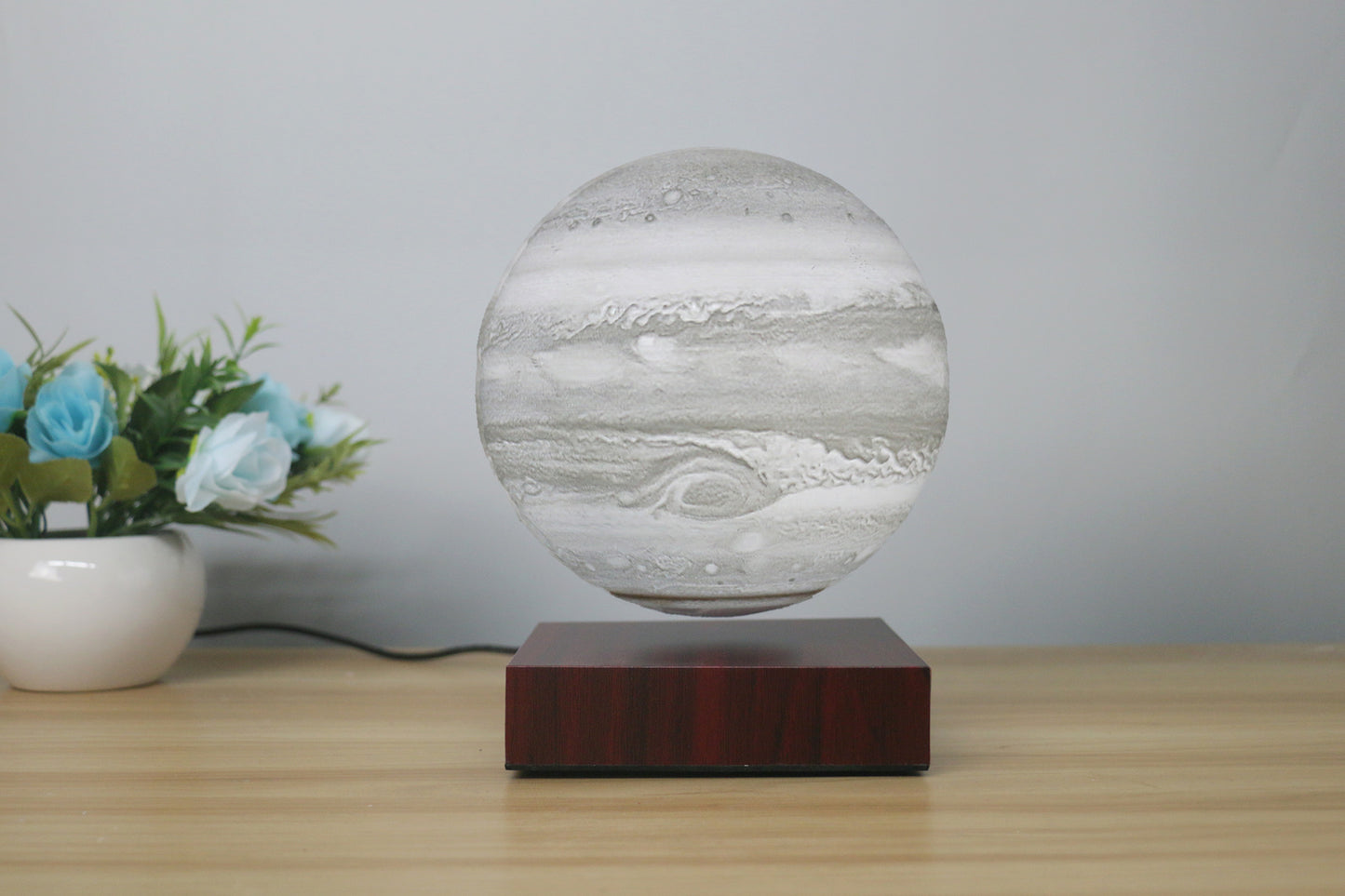 Levitating Earth Jupiter Lamp Magnetic Floating LED Night Light