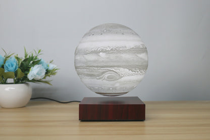 Levitating Earth Jupiter Lamp Magnetic Floating LED Night Light