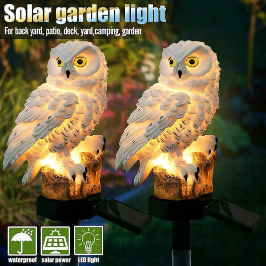 Luz solar del búho de la venta caliente con la luz solar del jardín de la lámpara solar de la luz solar al aire libre del LED