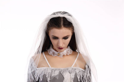 Halloween new zombie bride dress