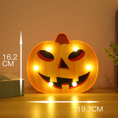 Lumières LED de décoration pour Halloween, citrouille, araignée, chauve-souris, crâne, décoration extérieure pour salle de modélisation, décoration de fête d'halloween