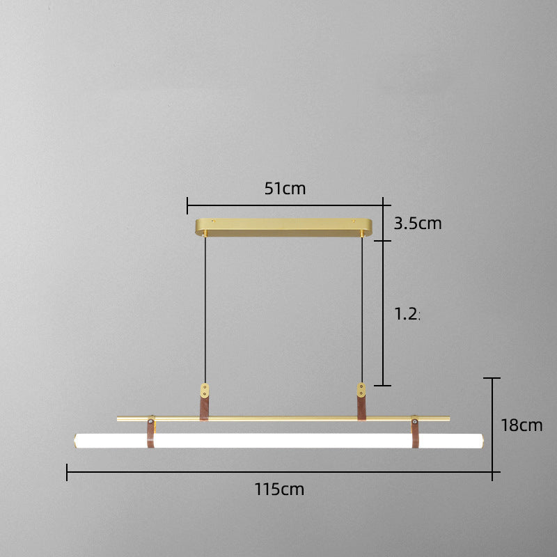 Lampe suspendue à une ligne pour comptoir de bar de restaurant