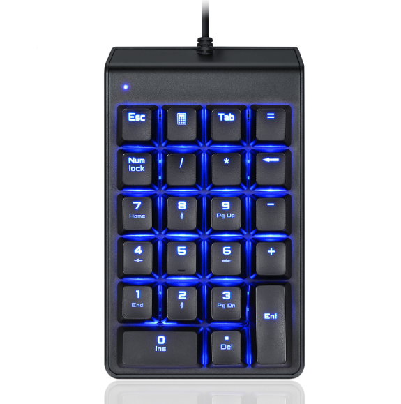 Teclado Numérico Mecánico K22 22 Teclas