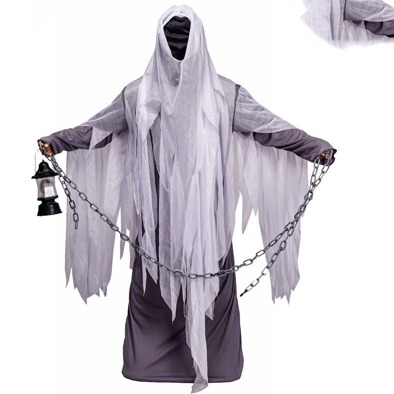 Costume de fête d'Halloween Cosplay Lanterne Fantôme Robe d'Horreur