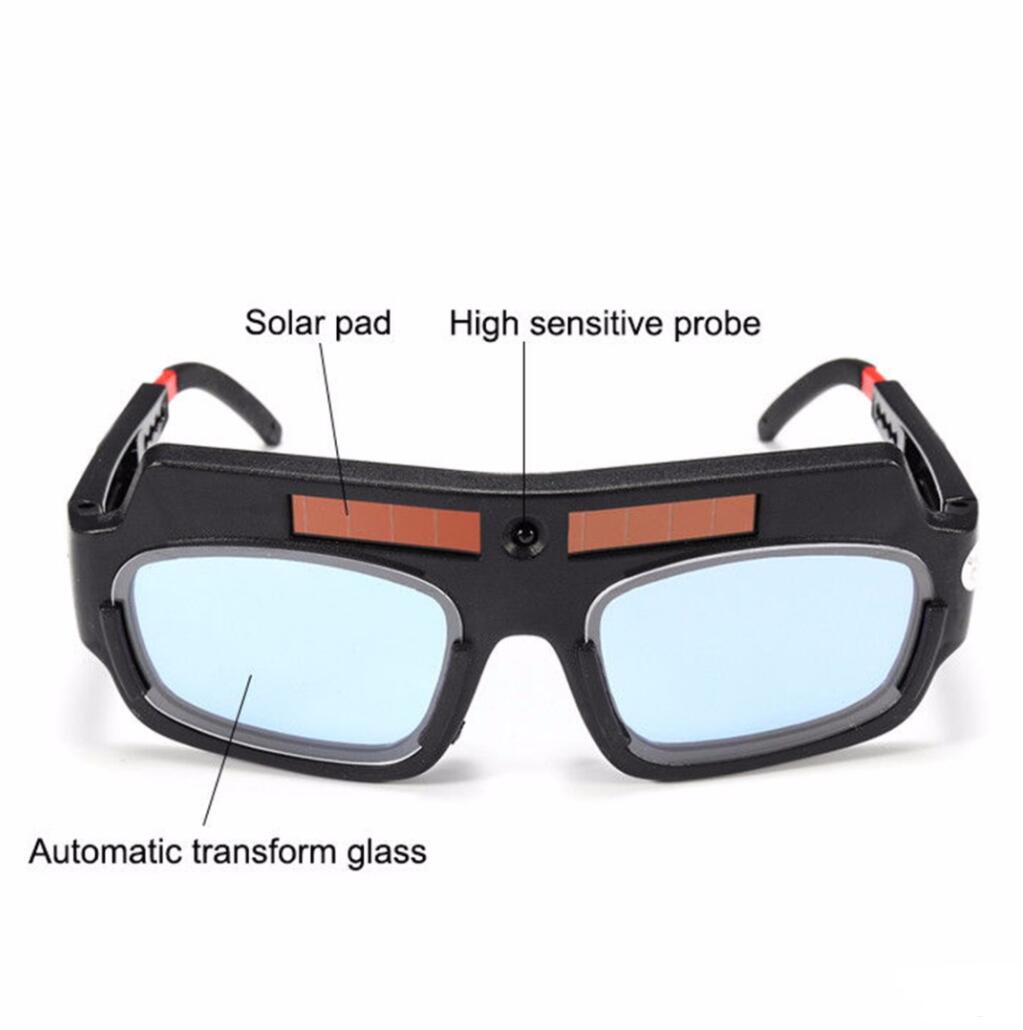 Gafas de soldadura con luz solar automática.