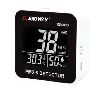 Monitor Digital de calidad del aire láser PM2.5 Detector probador Monitor de Gas analizador de temperatura medidor de humedad herramienta de diagnóstico