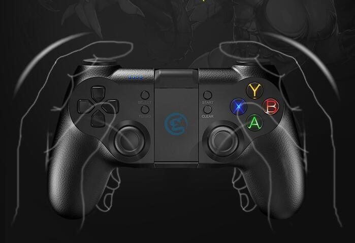 Gamepad recargable para smartphone con vibración