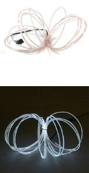 Masque LED lumineux et lumineux pour déguisement d'Halloween, fête, cosplay, Noël