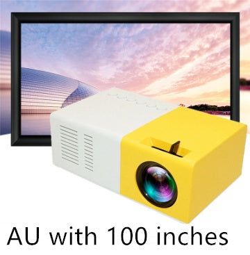 Projecteur Portable 3D Hd Led, cinéma maison, HDMI, Audio Usb, Mini projecteur Yg300