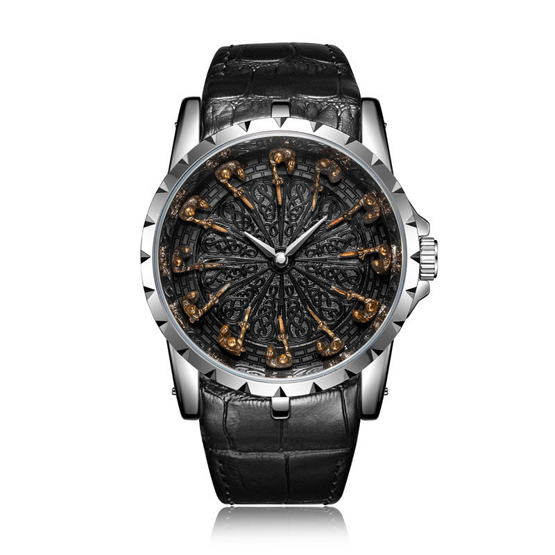 ONOLA Round Table Knights Unique Quartz Men's Watch