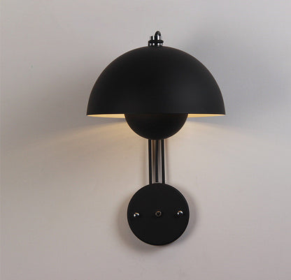 Lampe murale nordique minimaliste moderne créative en forme de bouton de fleur