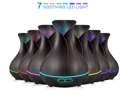 Humidificador de 400 ml 7 luces LED de color de cambio para oficina en casa.