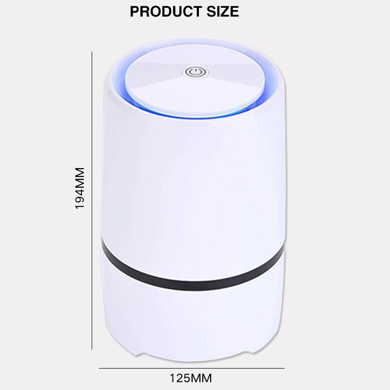 Désodorisant Lonizer nettoyant poussière Cigarette fumée dissolvant USB 