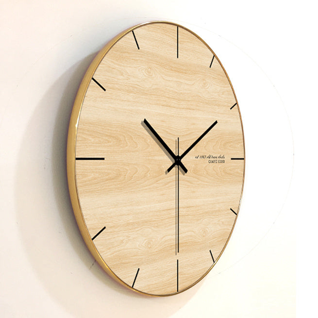 Simple home wall clock living room bedroom wall table